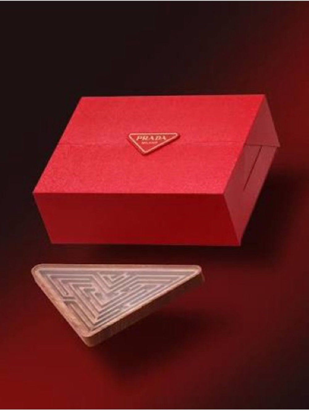 Prada 2024 Year of Dragon Premium Gift Box - Wooden Maze And Envelops